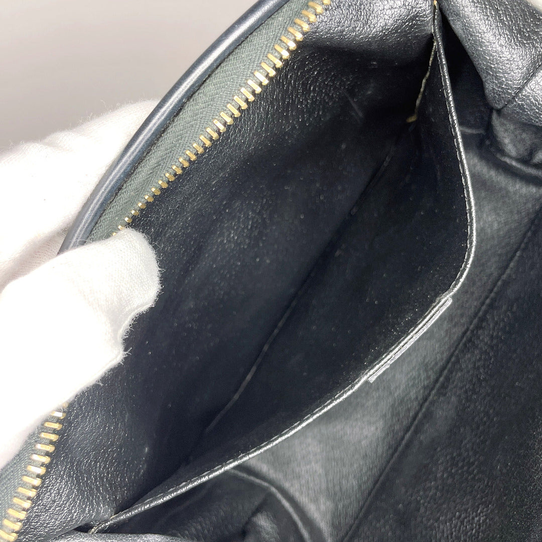 CELINE Pouch PVC black Macadam