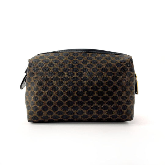 CELINE Pouch PVC black Macadam