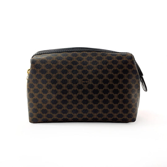 CELINE Pouch PVC black Macadam