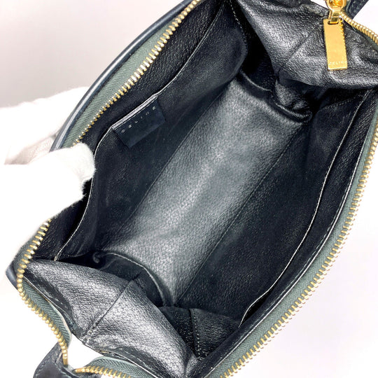 CELINE Pouch PVC black Macadam