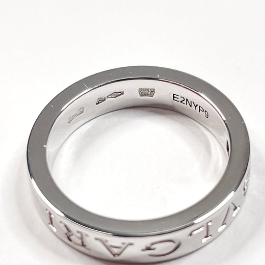 BVLGARI Ring K18 White Gold, Diamond Silver 1P diamond Bulgari bulgari double logo