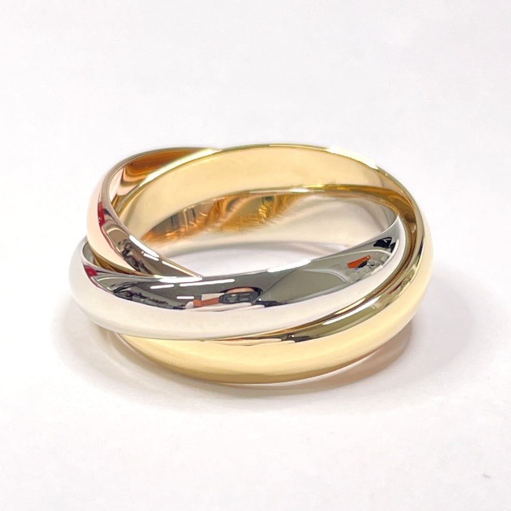CARTIER Ring K18 yellow gold gold Trinity ring MM Women 50 Used Authentic