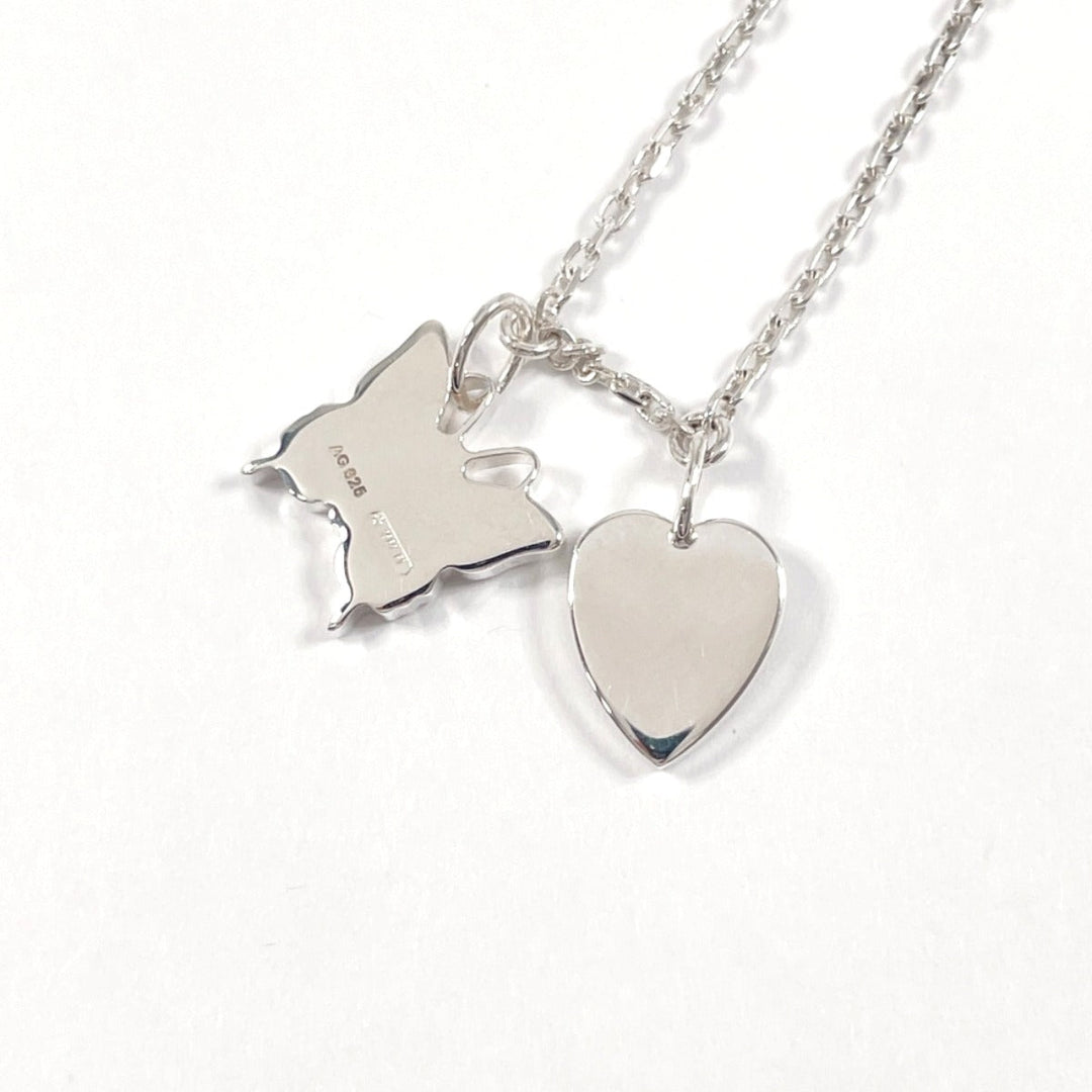 GUCCI Necklace Silver925 Silver Butterfly heart