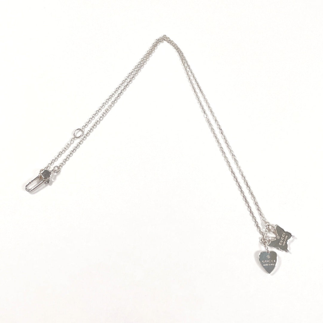 GUCCI Necklace Silver925 Silver Butterfly heart