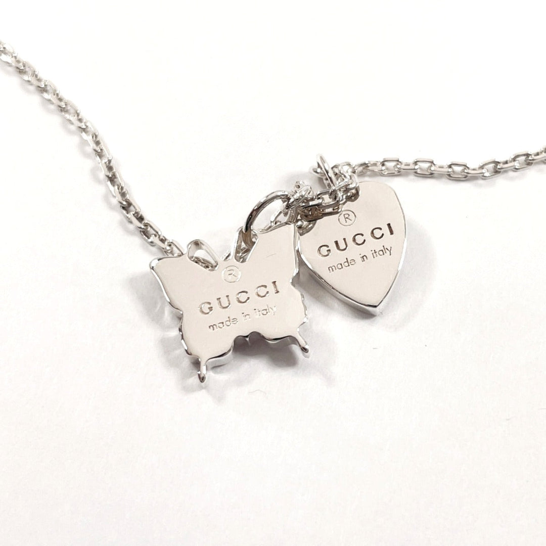 GUCCI Necklace Silver925 Silver Butterfly heart