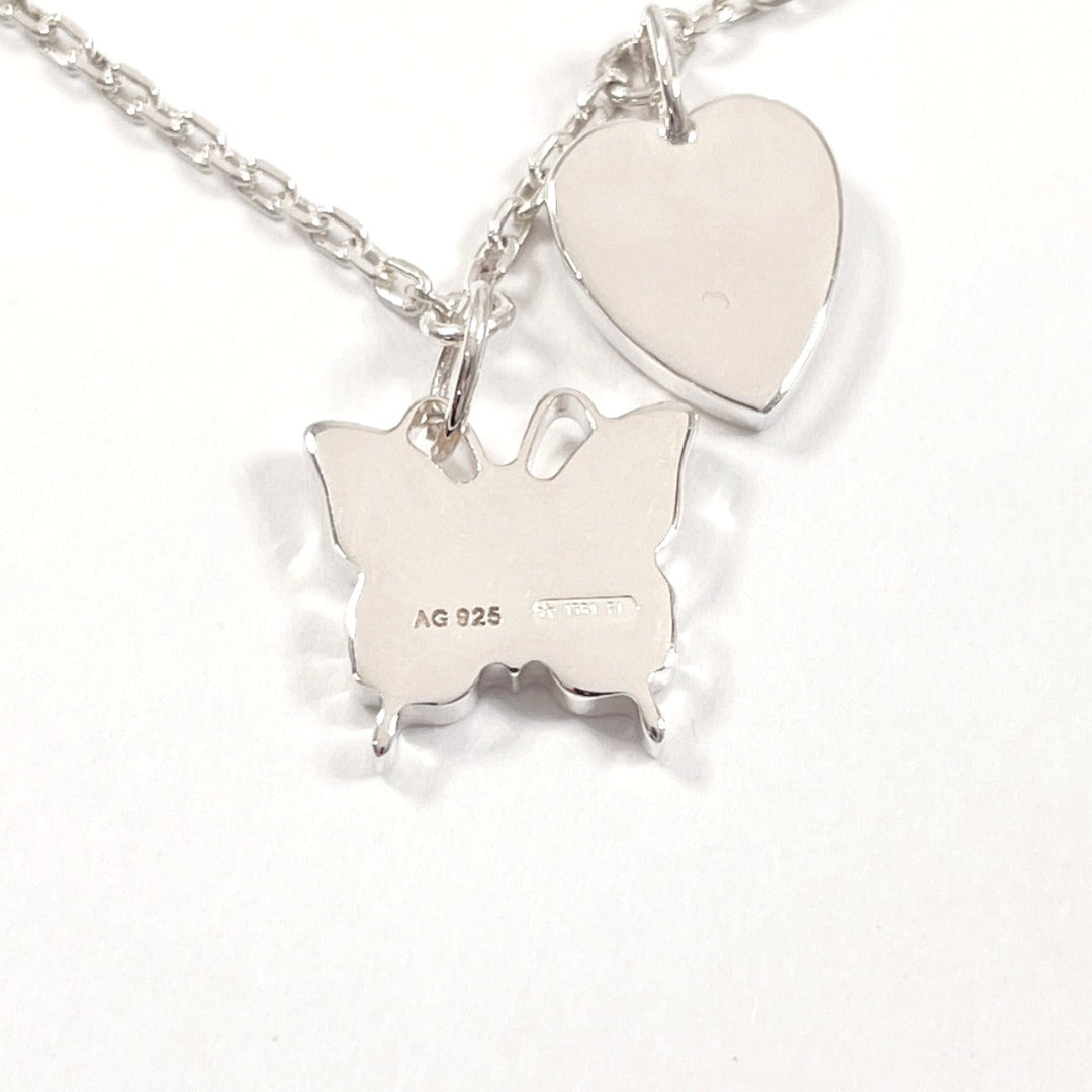 GUCCI Necklace Silver925 Silver Butterfly heart