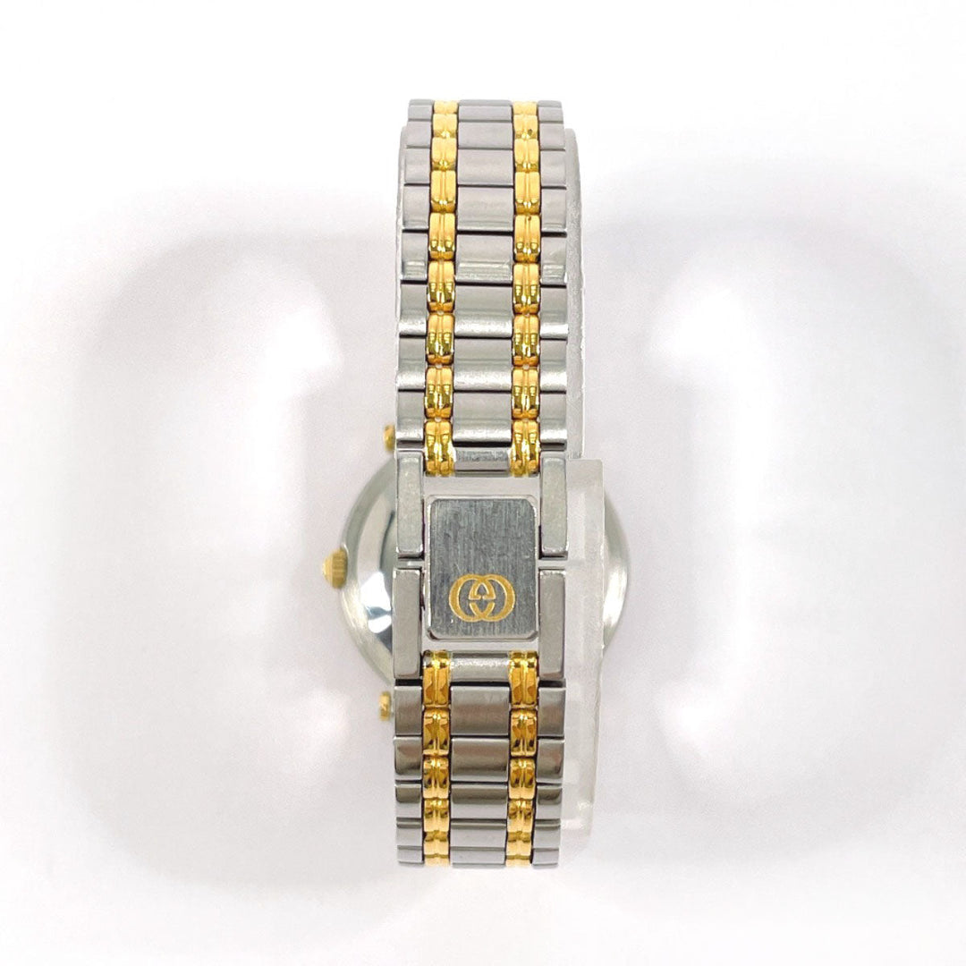 GUCCI Watches Quartz 9000L Stainless Steel , Gold Plated Silver gold dial Women Used Authentic