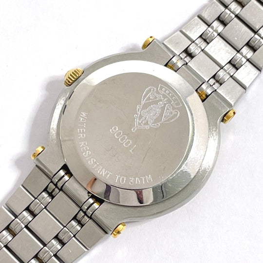GUCCI Watches Quartz 9000L Stainless Steel , Gold Plated Silver gold dial Women Used Authentic