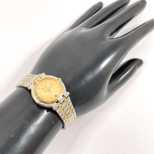 GUCCI Watches Quartz 9000L Stainless Steel , Gold Plated Silver gold dial Women Used Authentic