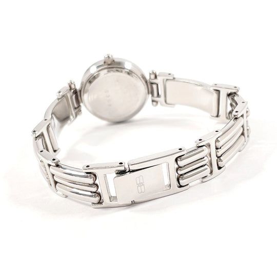 BALENCIAGA Watches Quartz Stainless Steel Silver 12P diamond white dial Women Used Authentic