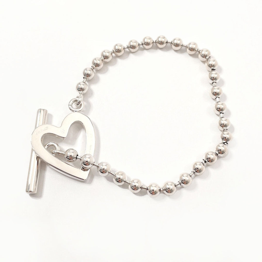 GUCCI bracelet Silver925 Silver Ball Chain Heart