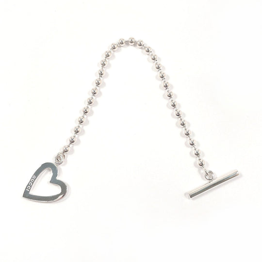 GUCCI bracelet Silver925 Silver Ball Chain Heart