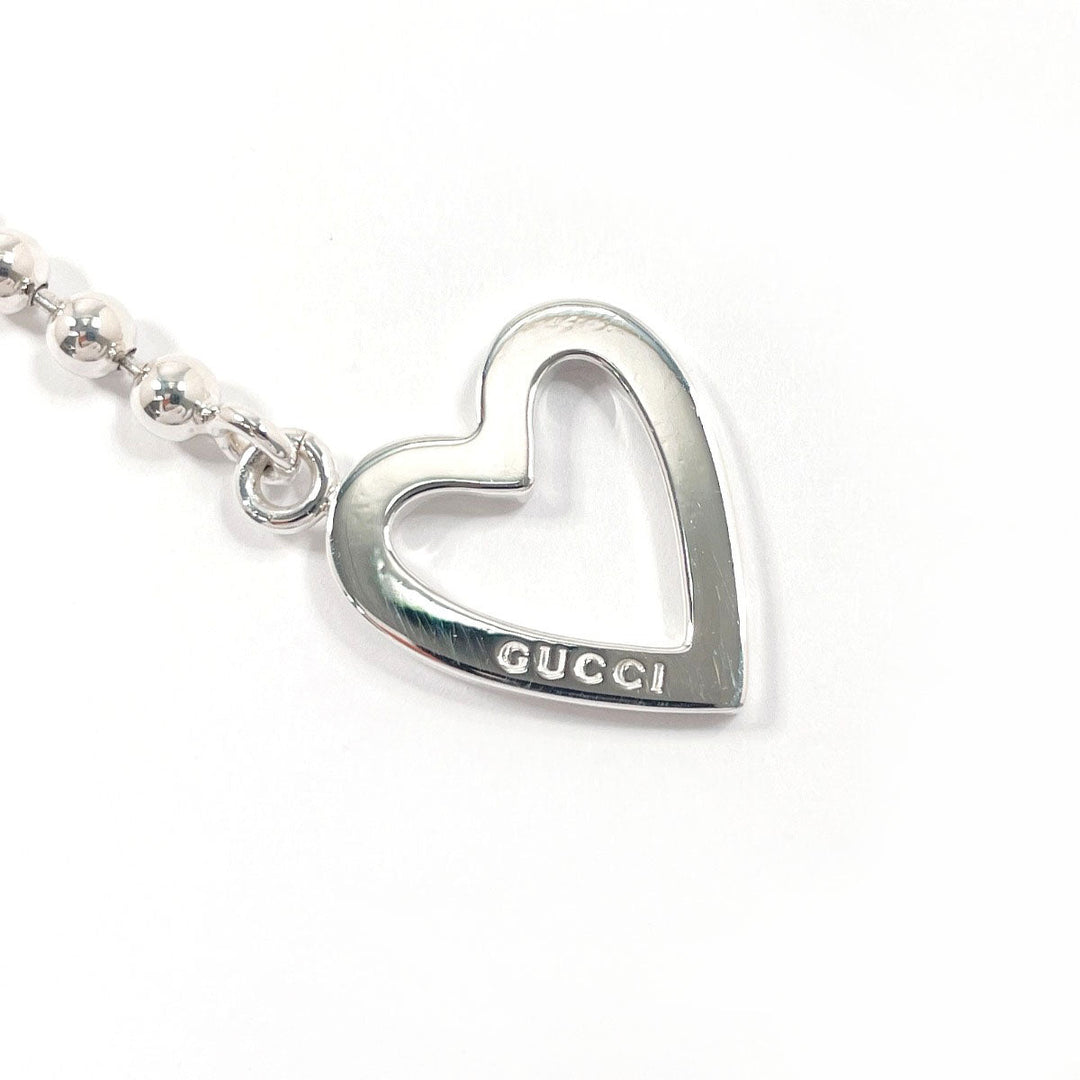 GUCCI bracelet Silver925 Silver Ball Chain Heart