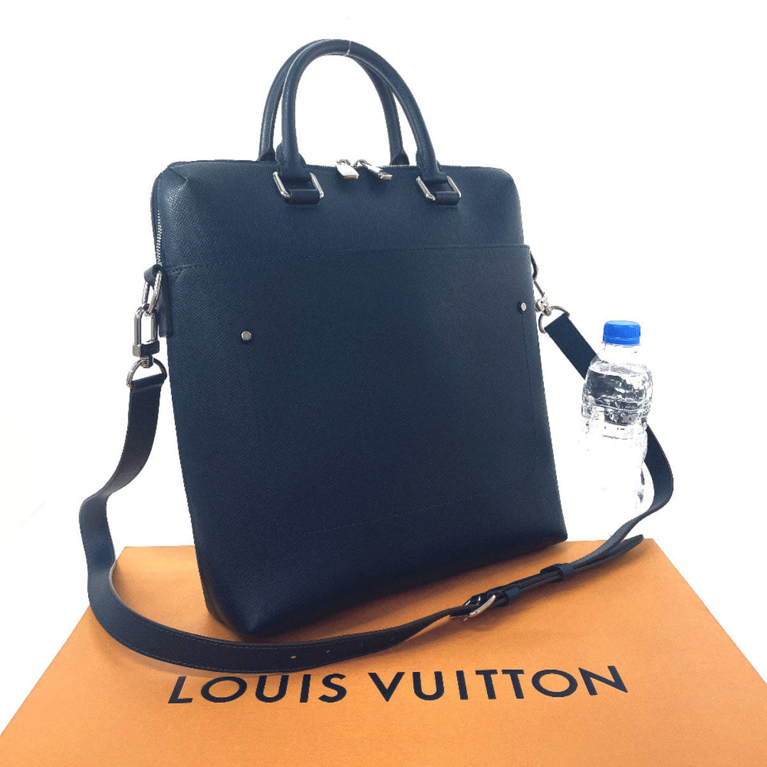 LOUIS VUITTON Business bag M30213 Taiga Navy Watcher tote