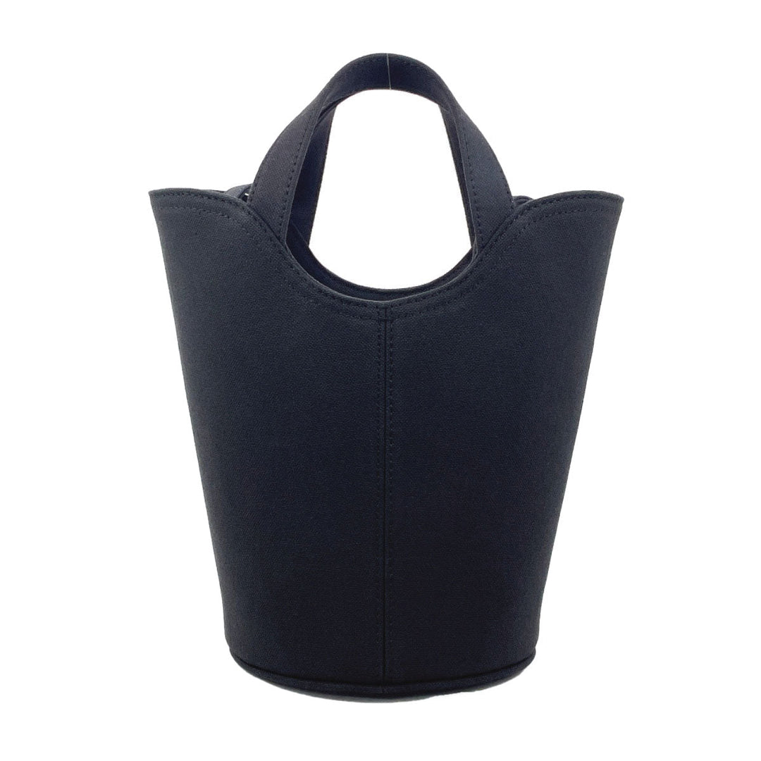 BALENCIAGA Handbag 619979・1090・S・002123 canvas black 2WAY Wave XS