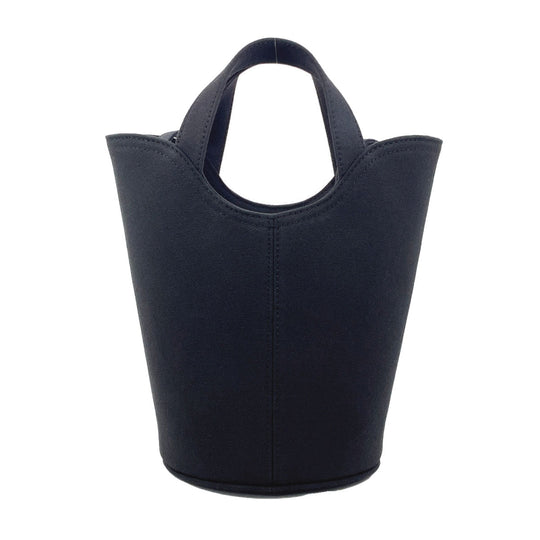 BALENCIAGA Handbag 619979・1090・S・002123 canvas black 2WAY Wave XS