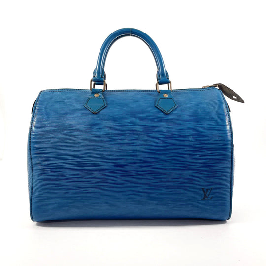 LOUIS VUITTON Handbag M43005 Epi Leather blue Speedy 30 Women Used Authentic