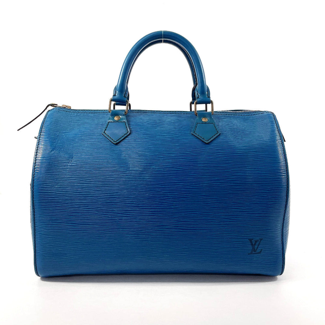 LOUIS VUITTON Handbag M43005 Epi Leather blue Speedy 30 Women Used Authentic