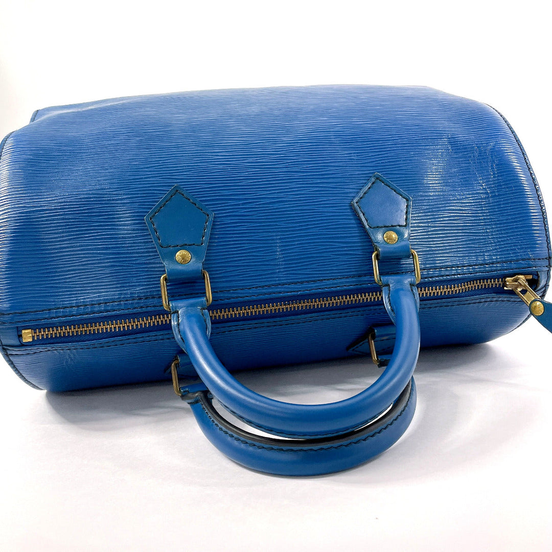 LOUIS VUITTON Handbag M43005 Epi Leather blue Speedy 30 Women Used Authentic