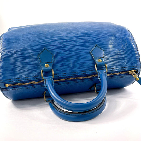 LOUIS VUITTON Handbag M43005 Epi Leather blue Speedy 30 Women Used Authentic
