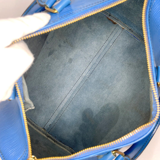 LOUIS VUITTON Handbag M43005 Epi Leather blue Speedy 30 Women Used Authentic