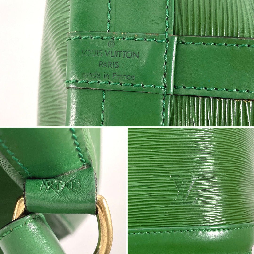 LOUIS VUITTON Shoulder Bag M44004 Epi Leather green Noe Women Used Authentic