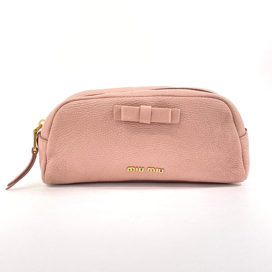 MIUMIU Pouch leather pink