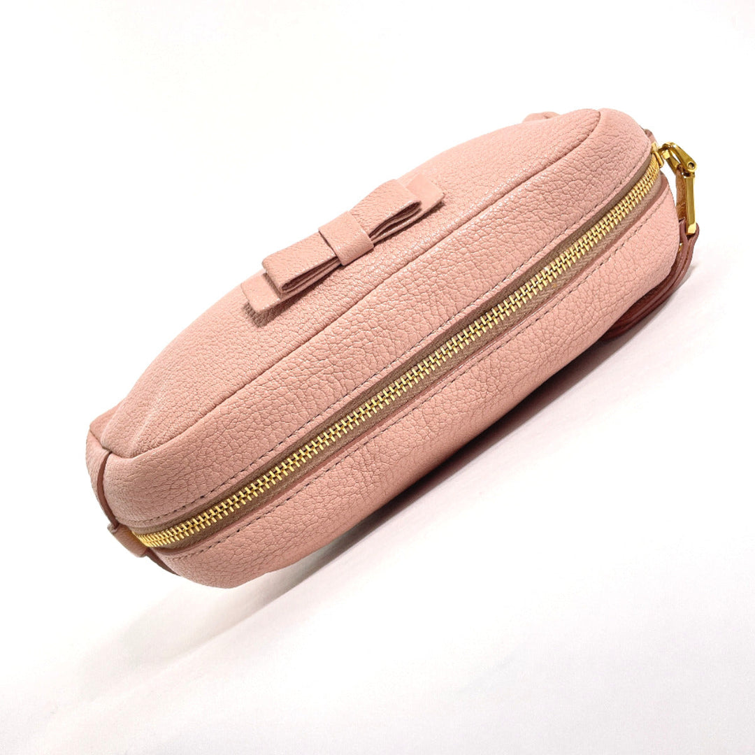 MIUMIU Pouch leather pink