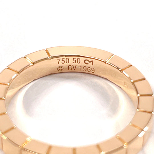 CARTIER Ring K18 Pink Gold Pink gold Laniere 50
