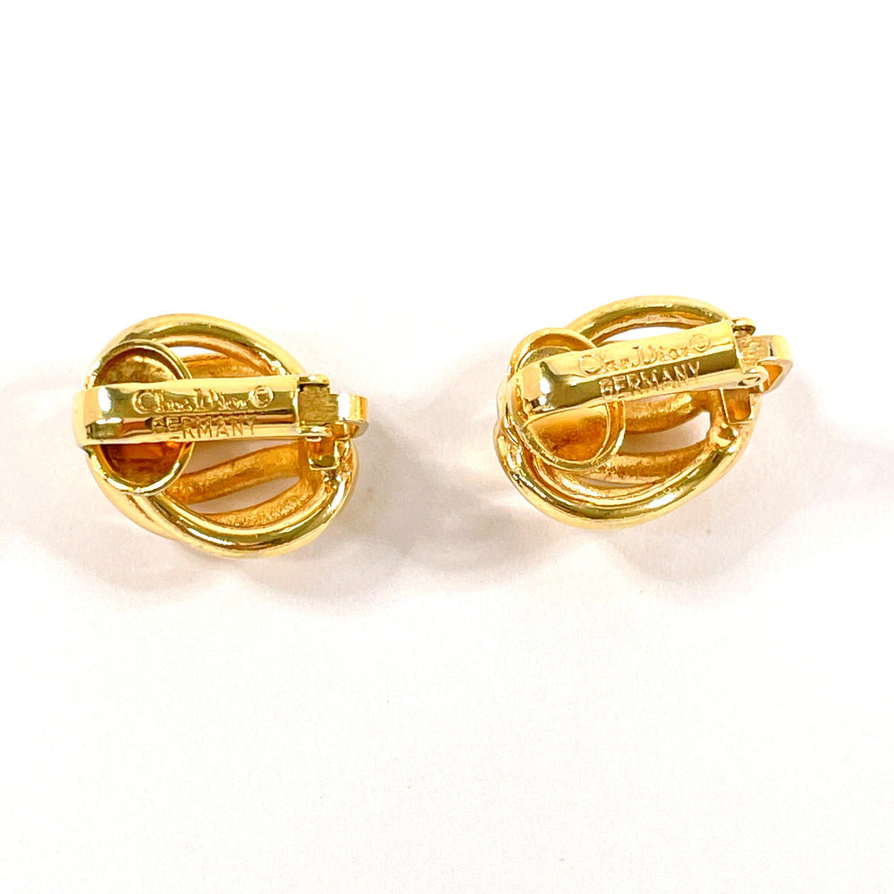 Christian Dior Earring metal gold vintage