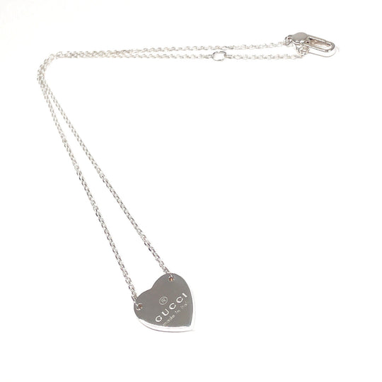 GUCCI Necklace 223512 J8400 8106 Silver925 Silver Trademark Heart