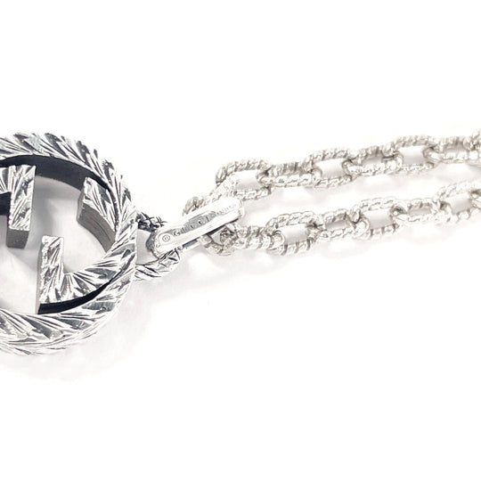 GUCCI Necklace 455307 J8400 0811 Silver925 Silver Interlocking G