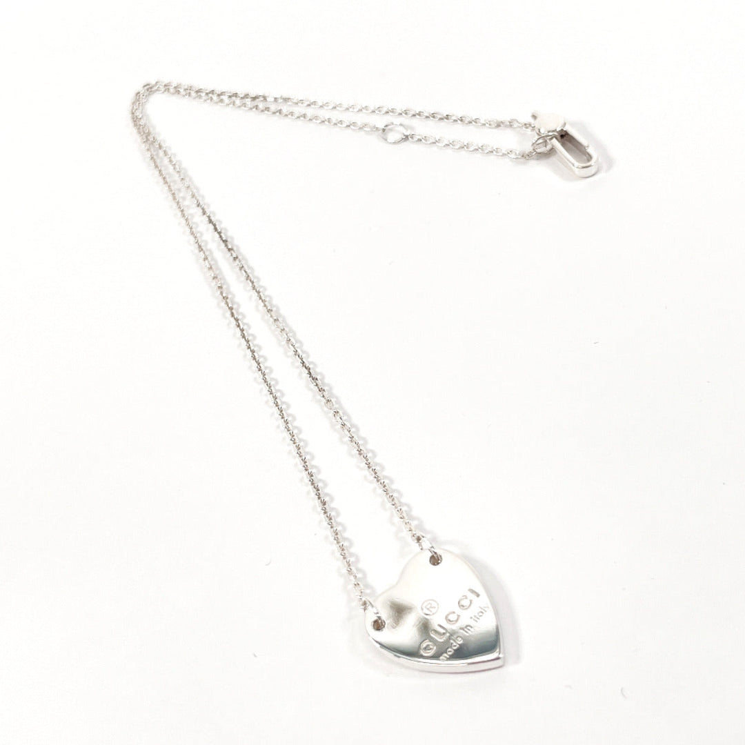 GUCCI Necklace 223512 J8400 8106 Silver925 Silver Trademark Heart