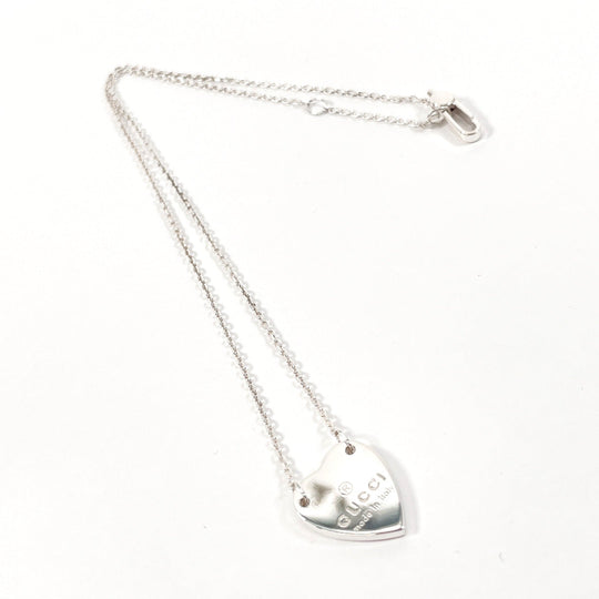 GUCCI Necklace 223512 J8400 8106 Silver925 Silver Trademark Heart