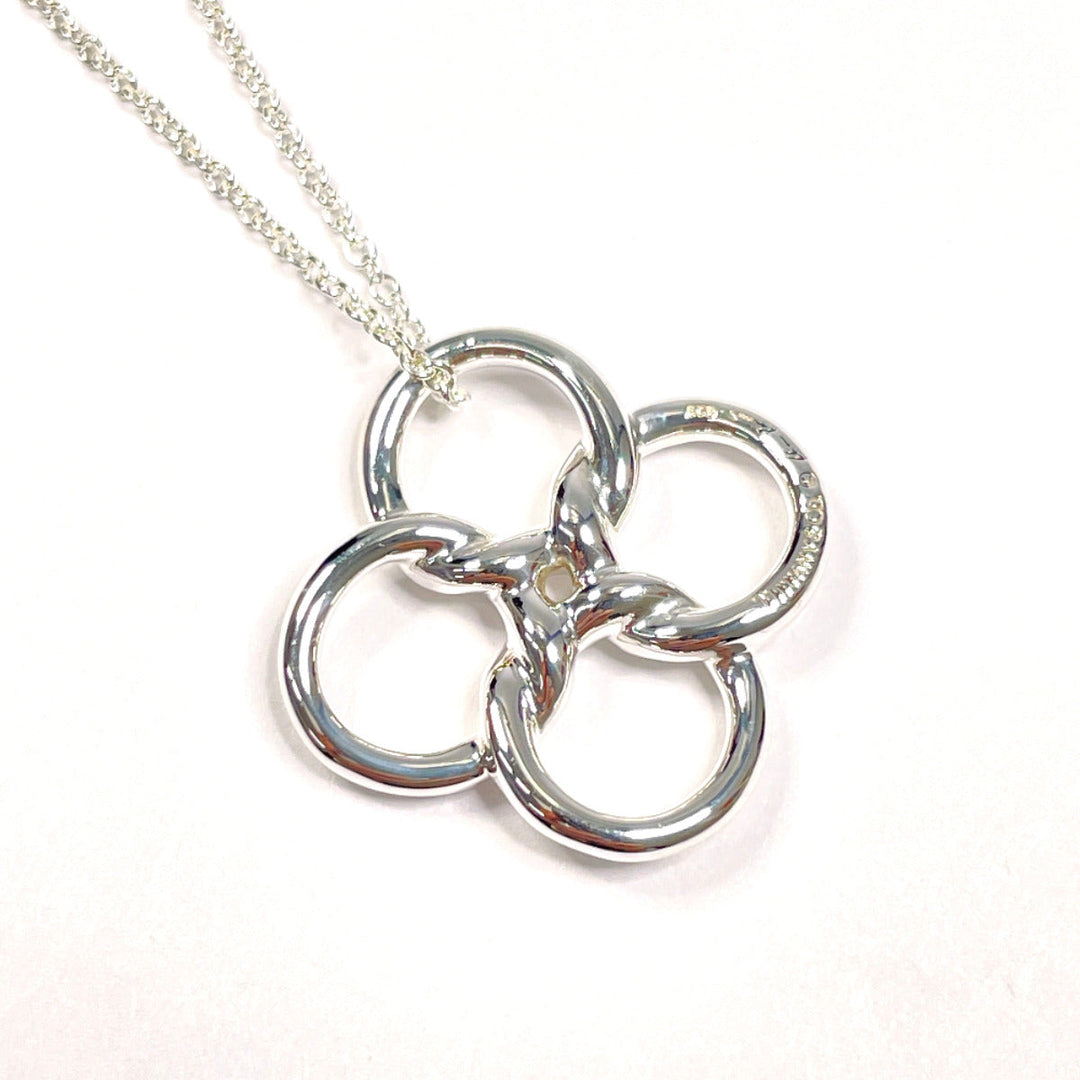 TIFFANY&Co. Necklace Silver925 Silver El Saperetti Quadro Folio Clover