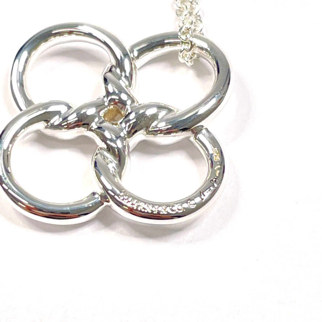 TIFFANY&Co. Necklace Silver925 Silver El Saperetti Quadro Folio Clover