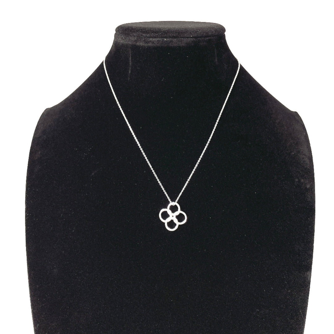 TIFFANY&Co. Necklace Silver925 Silver El Saperetti Quadro Folio Clover
