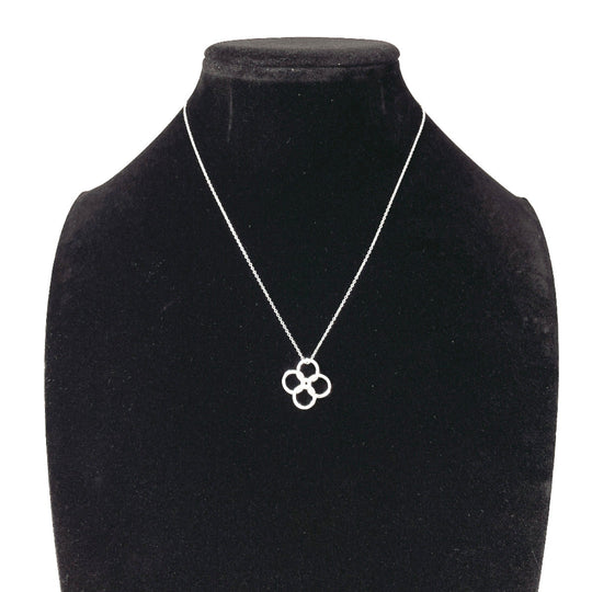 TIFFANY&Co. Necklace Silver925 Silver El Saperetti Quadro Folio Clover