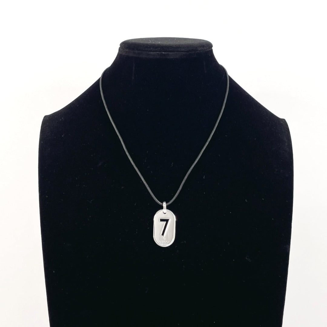 GUCCI Necklace Silver925 Silver No.7 Plate unisex Used Authentic