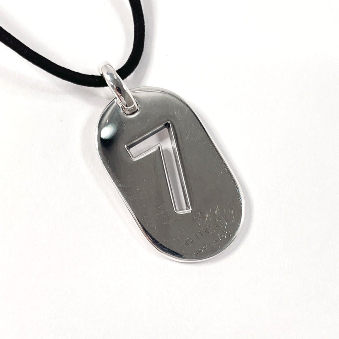 GUCCI Necklace Silver925 Silver No.7 Plate unisex Used Authentic