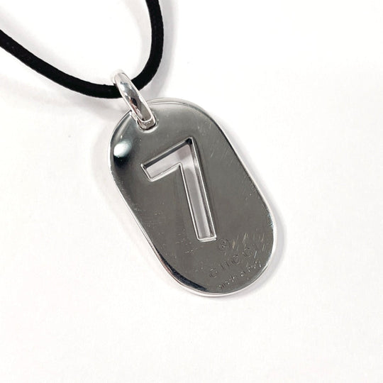 GUCCI Necklace Silver925 Silver No.7 Plate unisex Used Authentic
