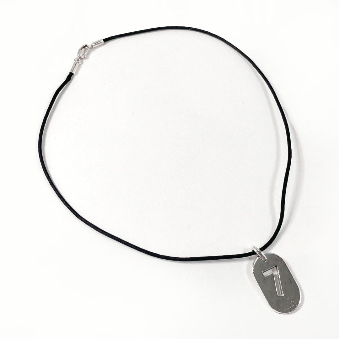 GUCCI Necklace Silver925 Silver No.7 Plate unisex Used Authentic