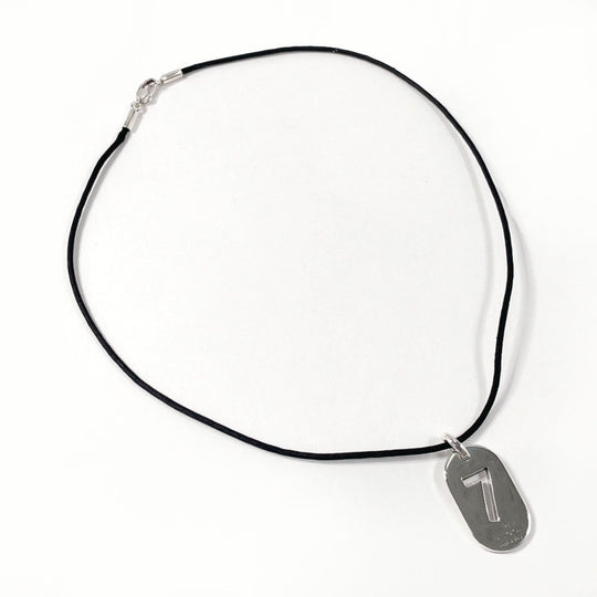 GUCCI Necklace Silver925 Silver No.7 Plate unisex Used Authentic