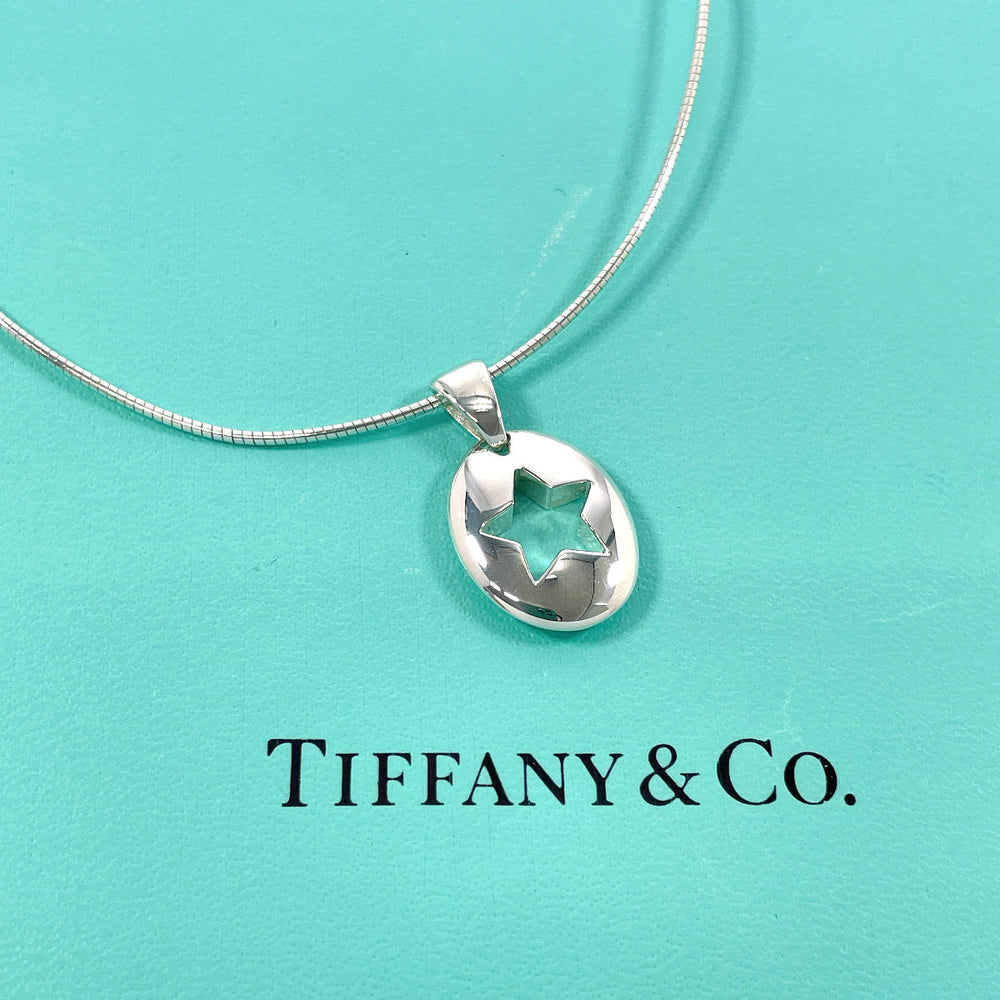TIFFANY&Co. Necklace Silver925 Silver Star Cutout