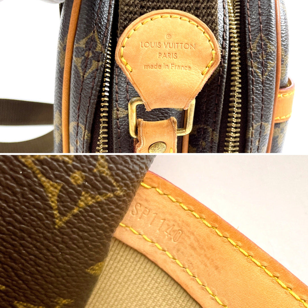 LOUIS VUITTON Shoulder Bag M45254 Monogram canvas Brown Reporter PM Women(Unisex) Used Authentic