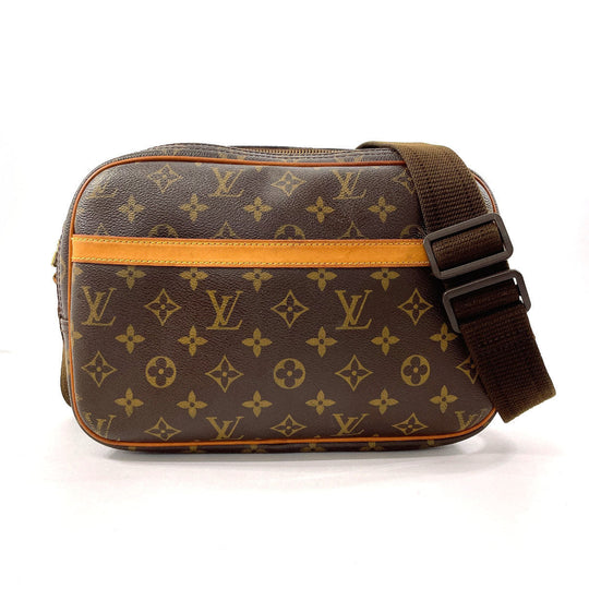 LOUIS VUITTON Shoulder Bag M45254 Monogram canvas Brown Reporter PM Women(Unisex) Used Authentic