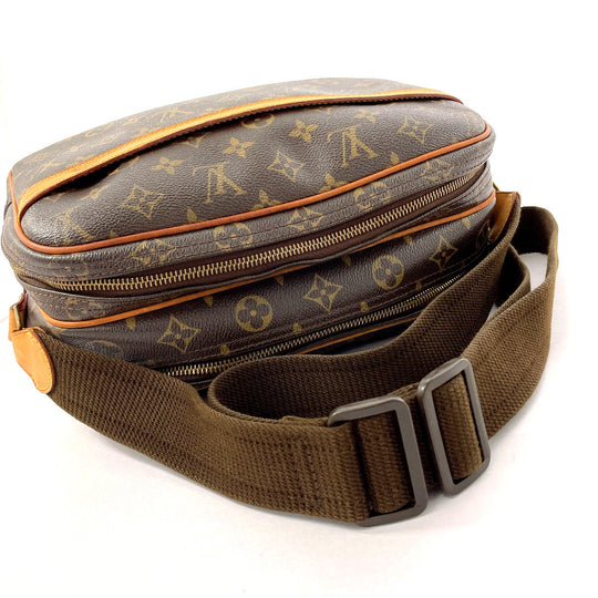 LOUIS VUITTON Shoulder Bag M45254 Monogram canvas Brown Reporter PM Women(Unisex) Used Authentic