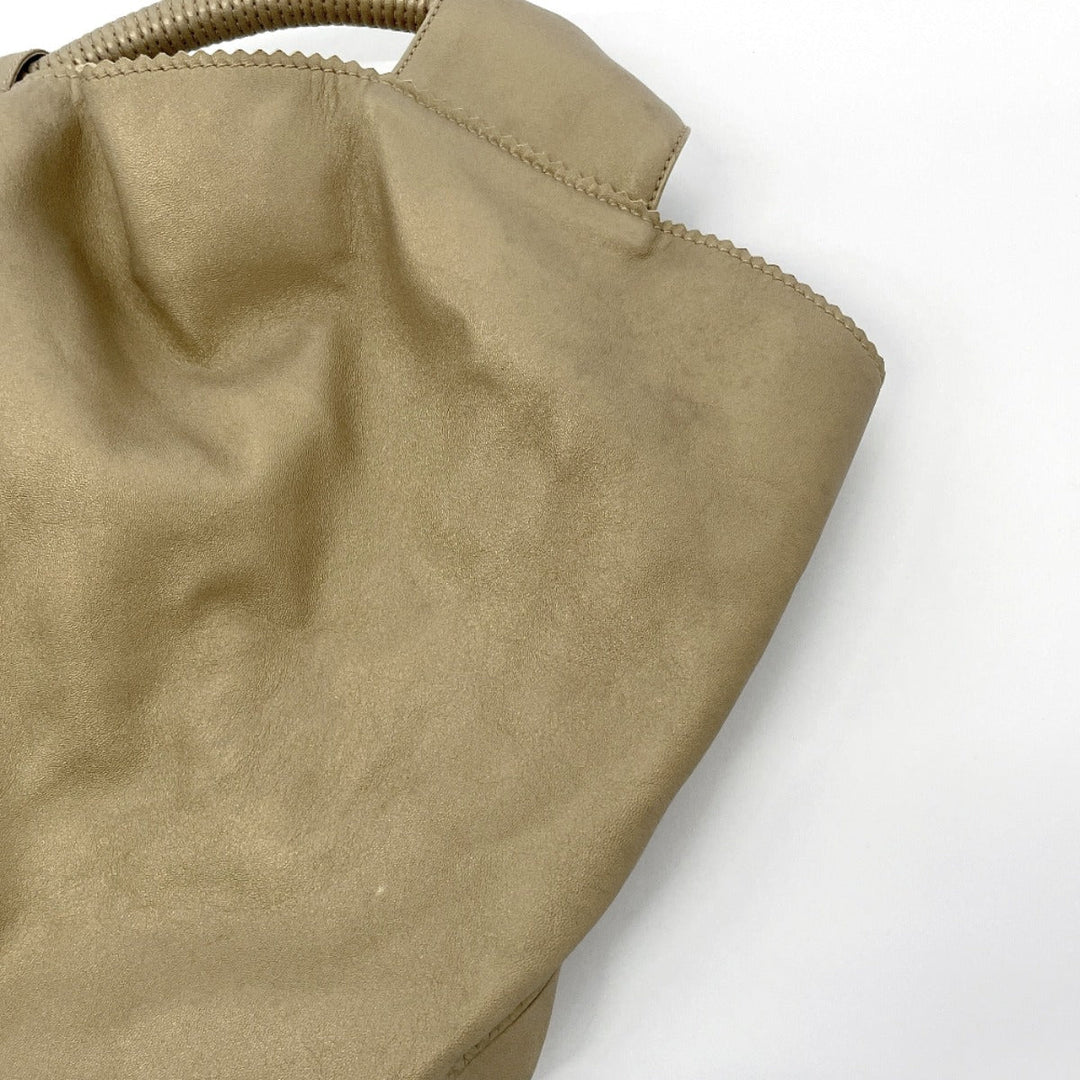 LOEWE Handbag leather gold Nappa Aire