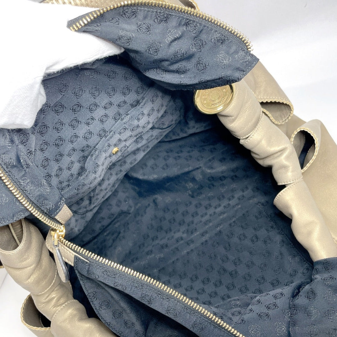 LOEWE Handbag leather gold Nappa Aire