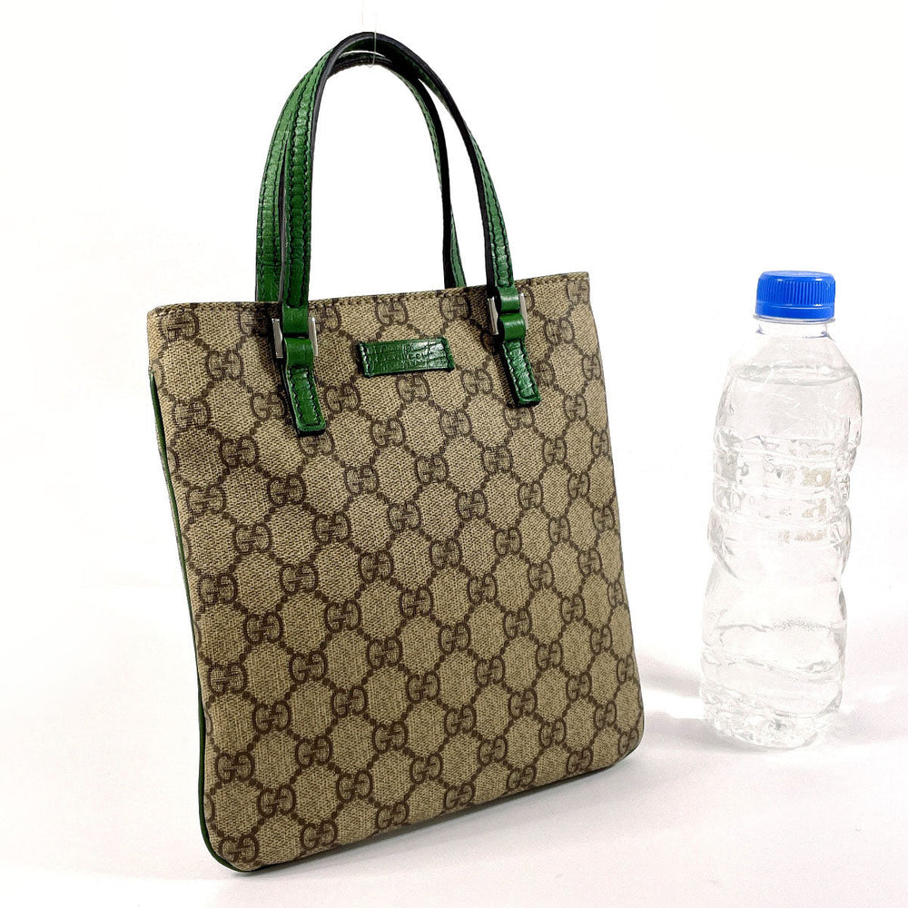 GUCCI Handbag 114600 GG Supreme canvas, leather beige Mini tote Women Used Authentic